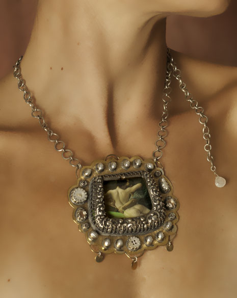 Crush II: Necklace with Handmade Chain