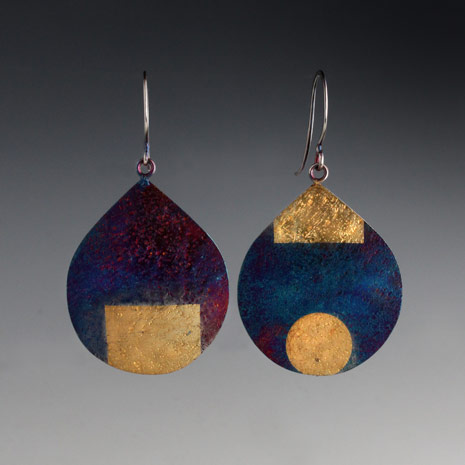 Geo Teardrop Earrings 