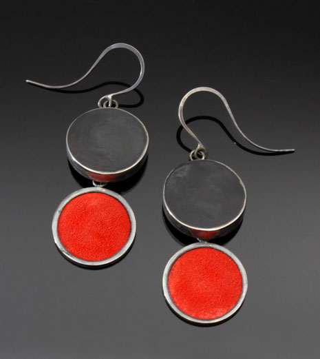 Orange Repeater Earrings